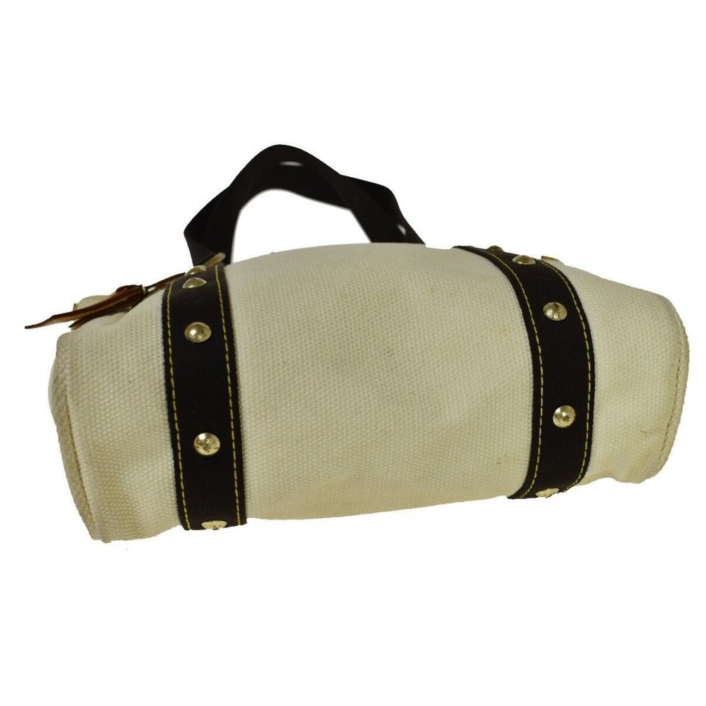 LOUIS VUITTON Cabas MM Tote Shoulder Bag Antigua Canvas Ivory M40036 65JH406 - Picture 5 of 16